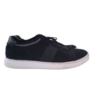 STEVE MADDEN Barlyn Knit Mesh Sneakers 10 Black Lace Up Shoes Men's